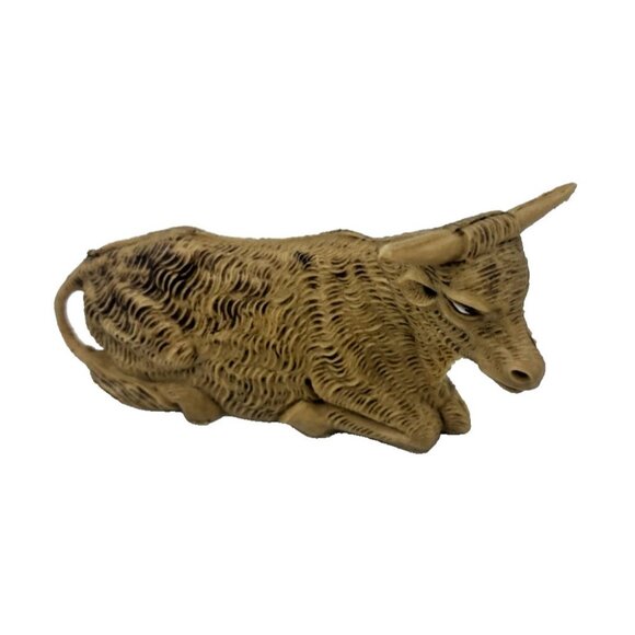 Fontanini Nativity Ox Figurine 3.5" Italy Vintage Replacement Retro Decor - Picture 1 of 11